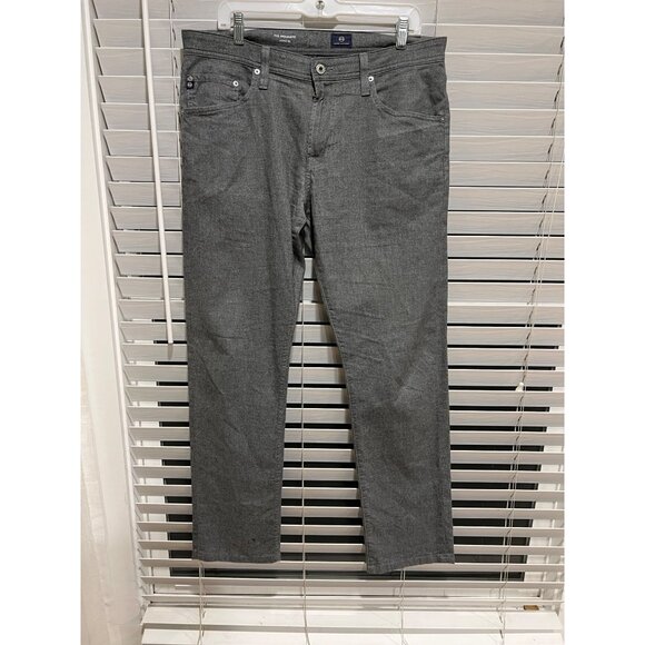 AG Adriano Goldschmied The Graduate Gray Chinos - Size 34x34 - Picture 1 of 5